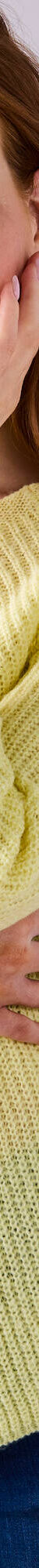 Pull évasé, maille anglaise toucher doux (jaune pâle) Pull évasé, maille anglaise toucher doux (jaune pâle)